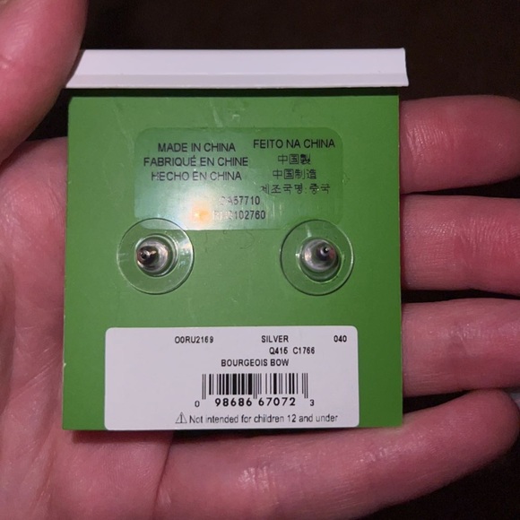 Kate Spade Bourgeois Bow Earrings - Picture 2 of 2